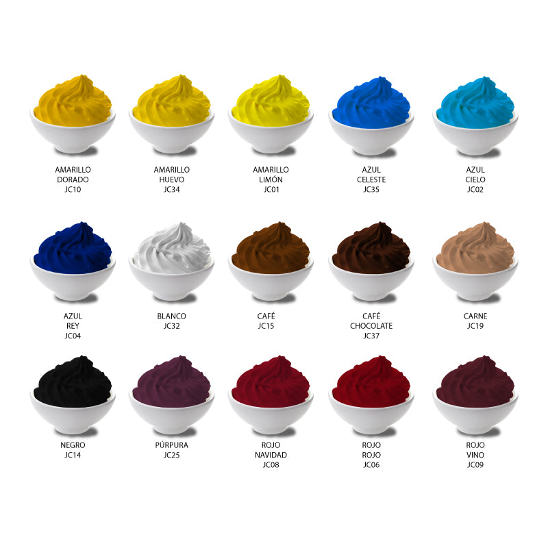 Kit  Jelly Color 10 ml-Los 30 colores más solicitados
