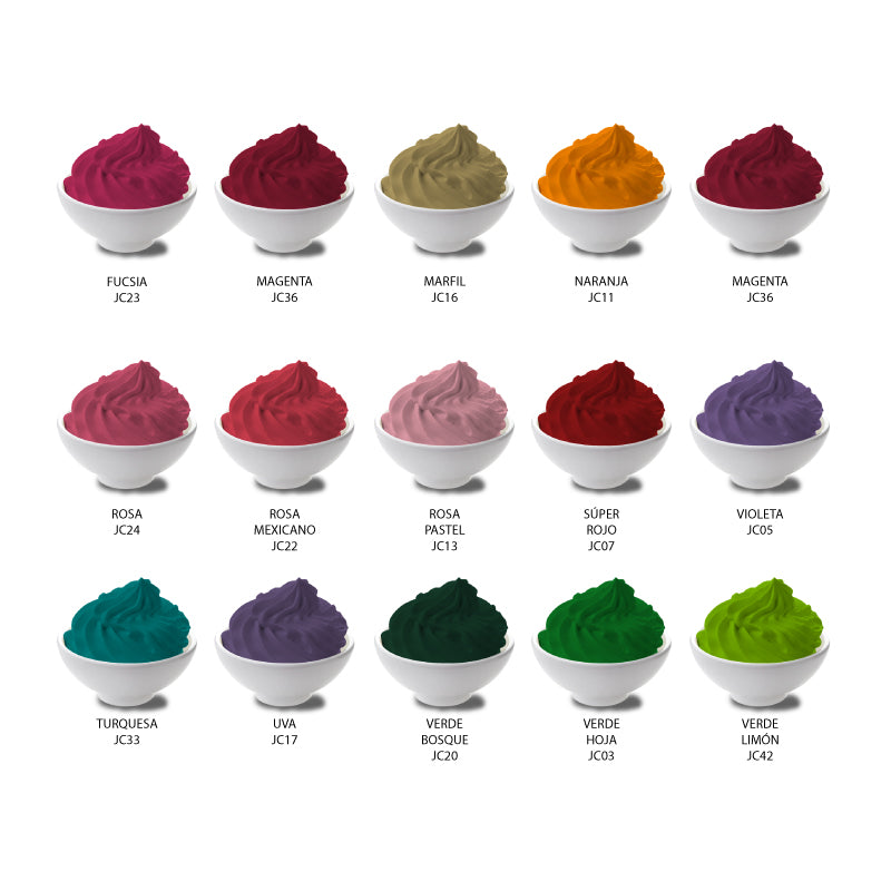 Kit  Jelly Color 10 ml-Los 30 colores más solicitados