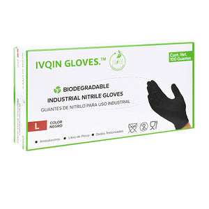 GUANTES DE NITRILO ULTRA RESISTENTES SIN POLVO