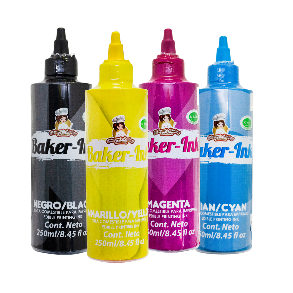 Baker-Ink (Tintas Comestibles para Impresora) 250Ml Kosher