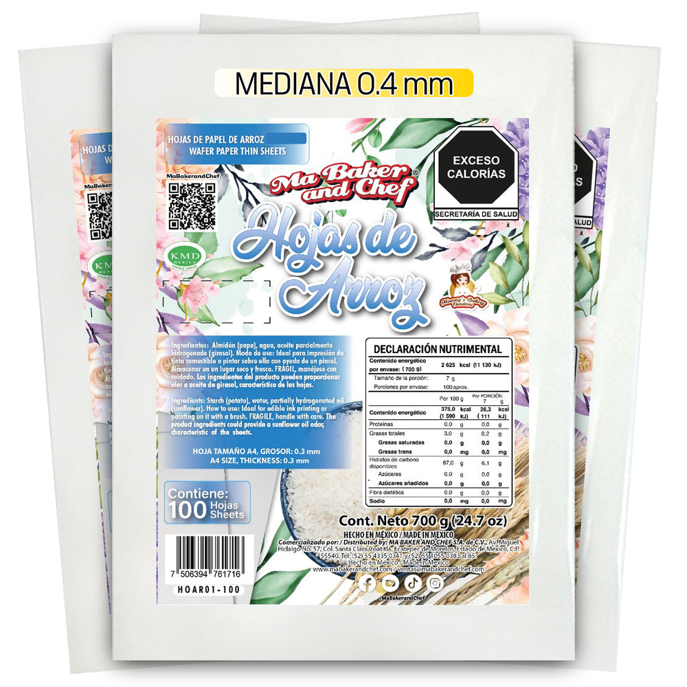 Hoja de Arroz Medio
