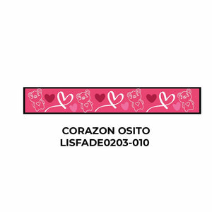 Listón Fantasía Decorado San Valentín