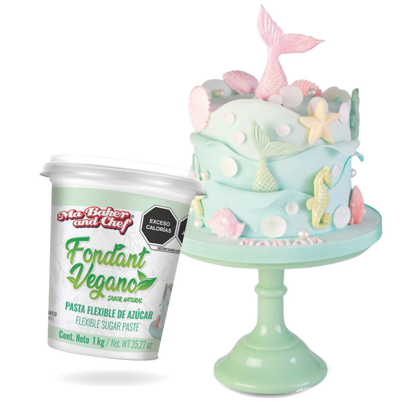 Fondant en Pasta Blanco Vegano 1 kg