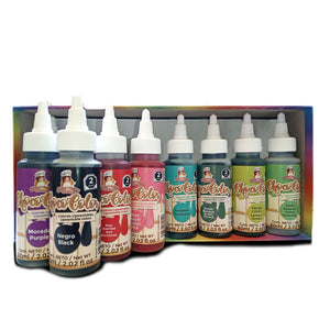 Kit de Choco Color Liposoluble 8 colores de 60ml