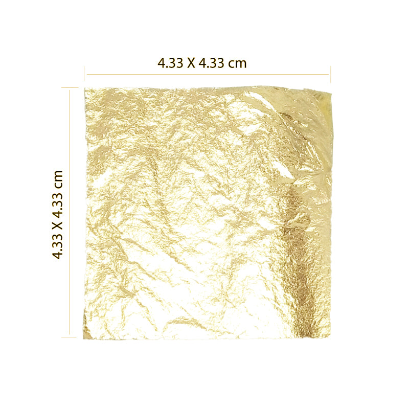 Lámina Oro 4.33 X4.33 cm