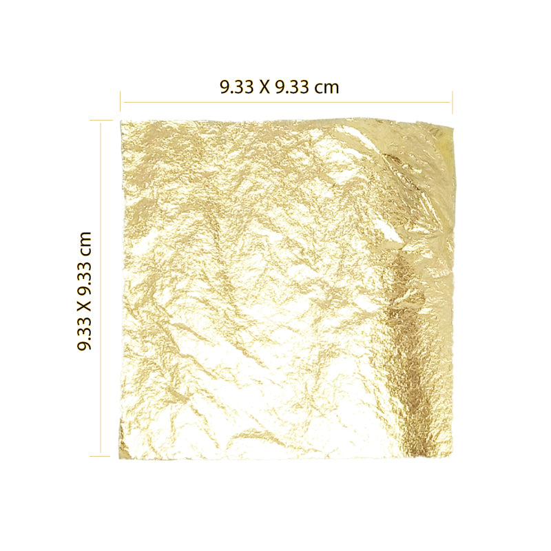Hoja de Oro (Lámina de Oro 9.33 X 9.33 cm)