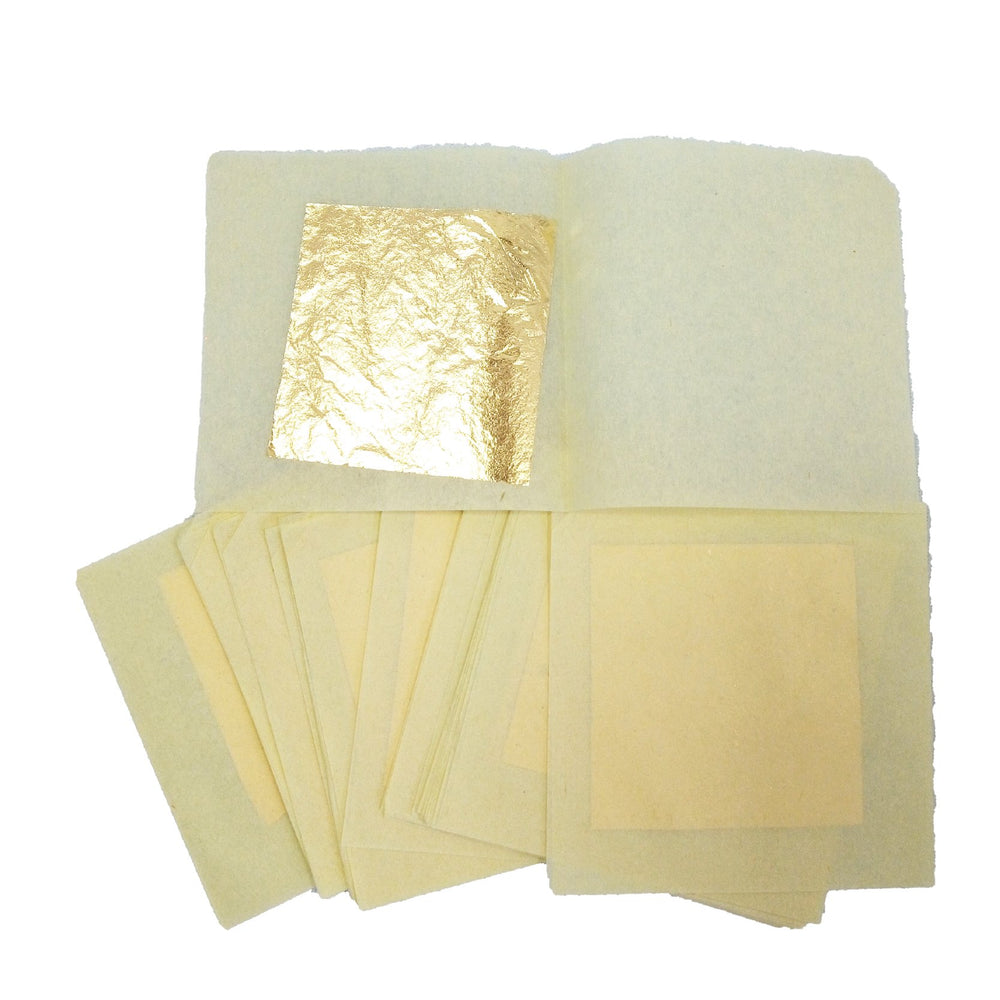 Hoja de Oro (Lámina de Oro 9.33 X 9.33 cm)